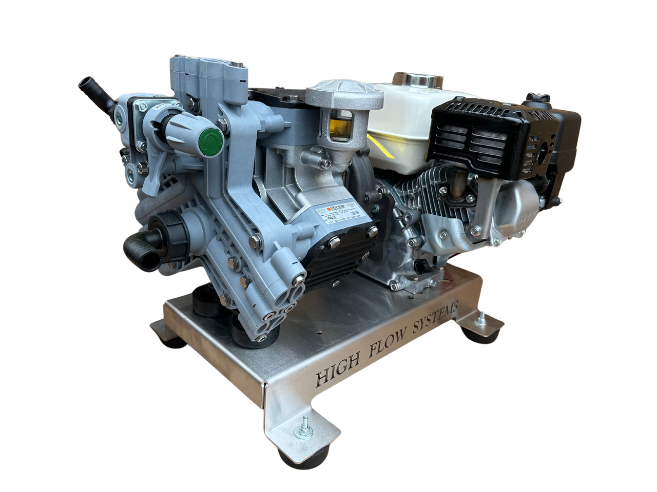 Electric Start GX160 Comet P40 Soft Wash Diaphragm Pump with Gearbox (2025 New Model)