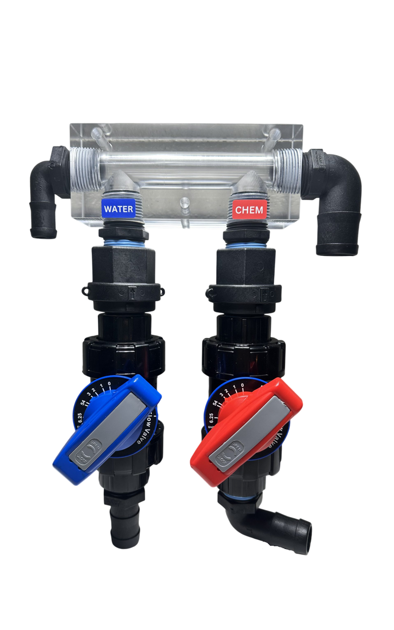 1/2" Clear Manifold 2 Port