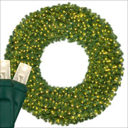 Olympia Pine Prelit LED Wreath, Warm White Lights