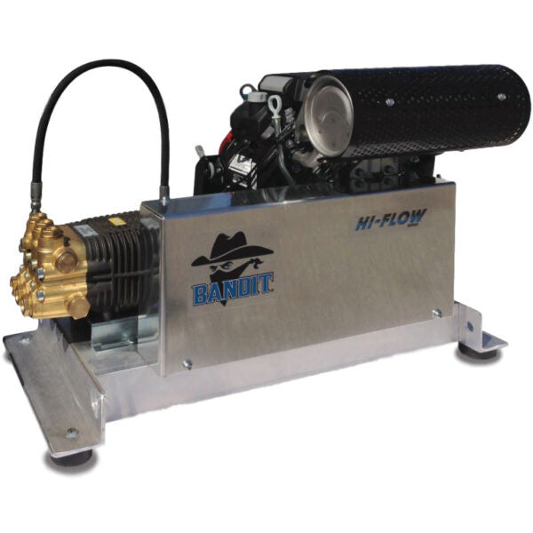 Bandit Ultra Skid 3500 PSI 8.0 GPM (Gas - Cold Water) Belt Drive Commercial Pressure Washer with Honda GX690 and General Pump