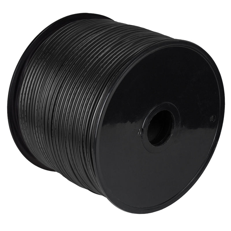 Black Outdoor Zip Cord Wire, 18 Gauge