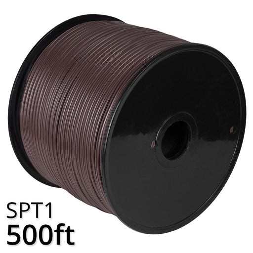 Brown Outdoor Zip Cord Wire, 18 Gauge