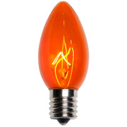 C9 Red Triple Dipped Transparent Bulbs