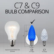 C9 Blue Kringle Traditions LED Bulbs