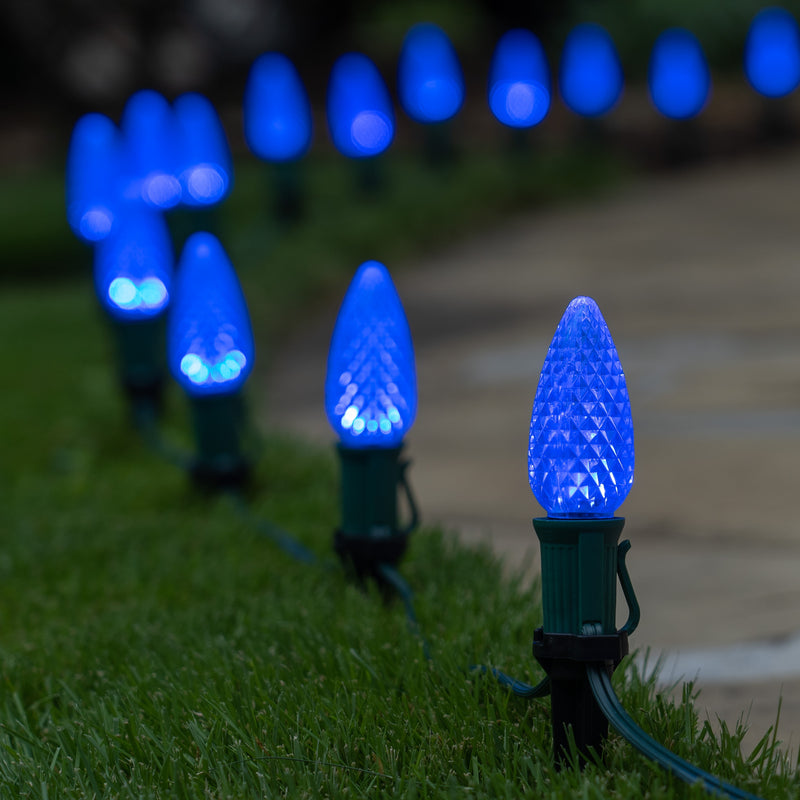 C9 Blue OptiCore LED Bulbs
