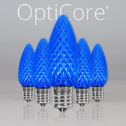 C9 Blue OptiCore LED Bulbs