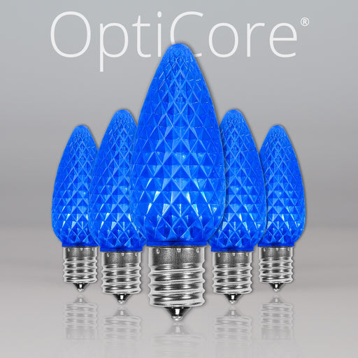 C9 Blue OptiCore LED Bulbs