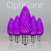 C9 Purple OptiCore LED Bulbs