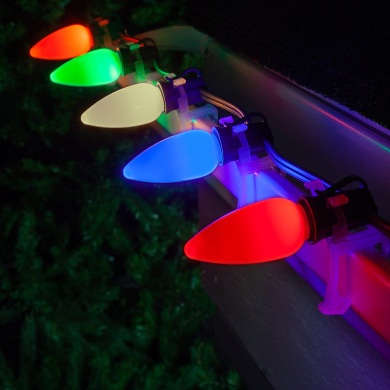 C9 Opaque Multicolor OptiCore LED Bulbs