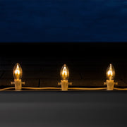 C9 Shatterproof Warm White FlexFilament LED Bulbs