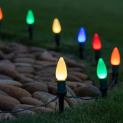 C9 Opaque Multicolor OptiCore LED Bulbs