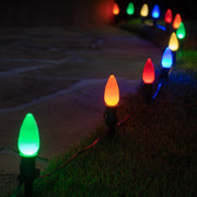 C9 Opaque Multicolor OptiCore LED Bulbs