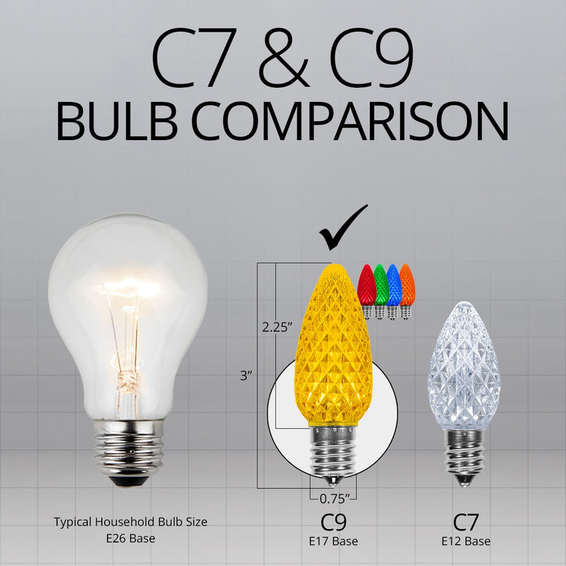 C9 Multicolor Kringle Traditions LED Bulbs