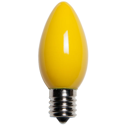 C9 Yellow Opaque Bulbs
