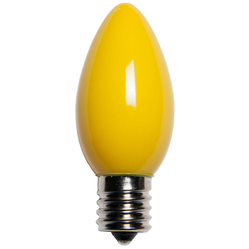 C9 Yellow Opaque Bulbs
