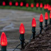 C9 Red OptiCore LED Bulbs