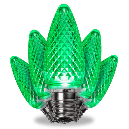 C9 Green Kringle Traditions LED Bulbs
