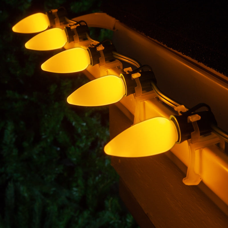 C9 Opaque Gold OptiCore LED Bulbs