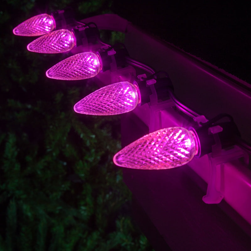 C9 Pink Kringle Traditions LED Bulbs