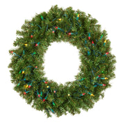 Douglas Fir Prelit LED Wreath, Warm White Lights