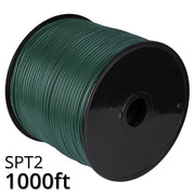 Green Outdoor Zip Cord Wire, 18 Gauge