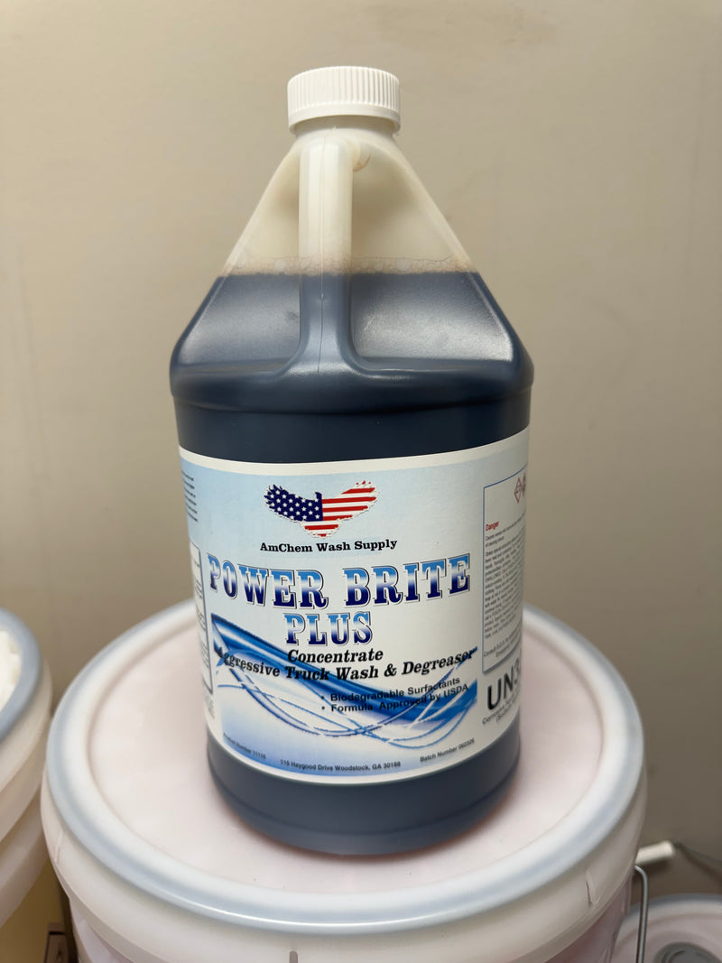 Power Brite Plus bottle front
