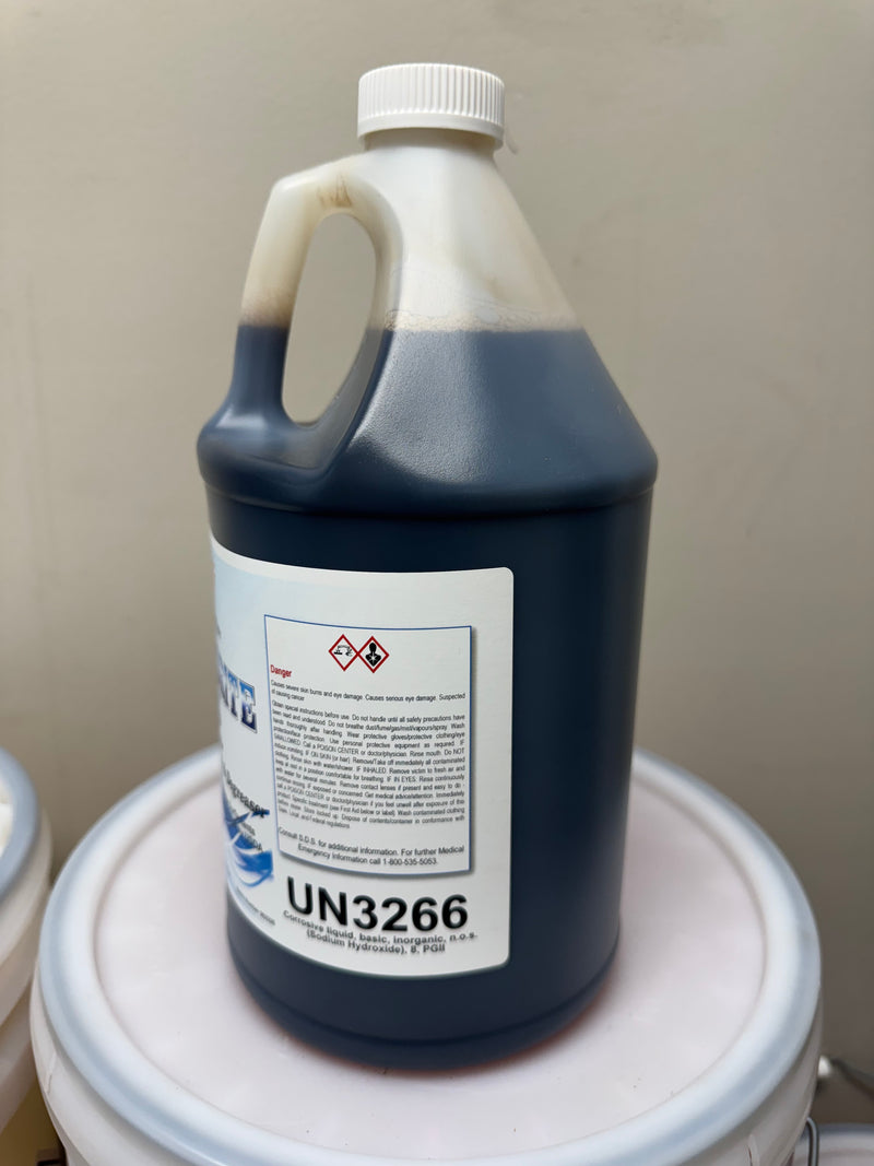 Power Brite Plus hazard label
