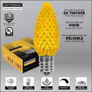 C9 Gold OptiCore LED Bulbs
