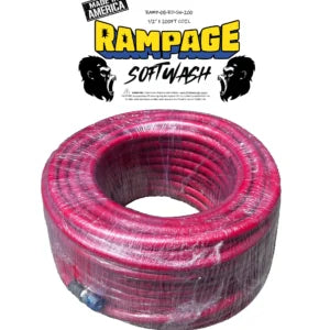 Rampage 5/8″ Red 200’ Soft Wash Hose