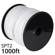 White Outdoor Zip Cord Wire, 18 Gauge