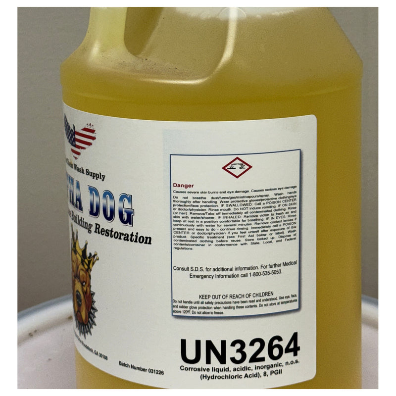 Alpha Dog warning and safety label