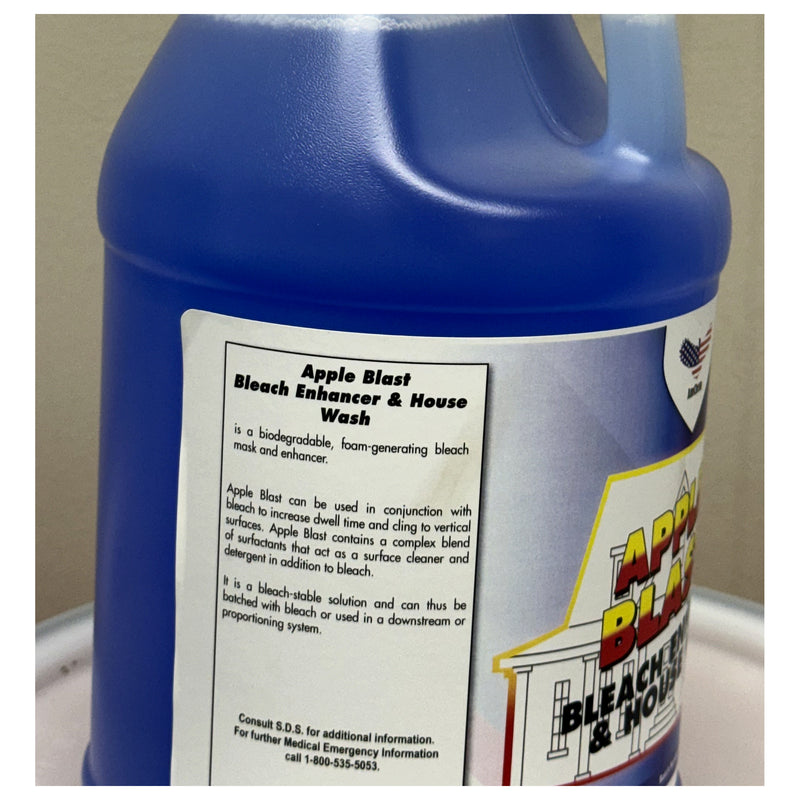 Apple Blast directions label