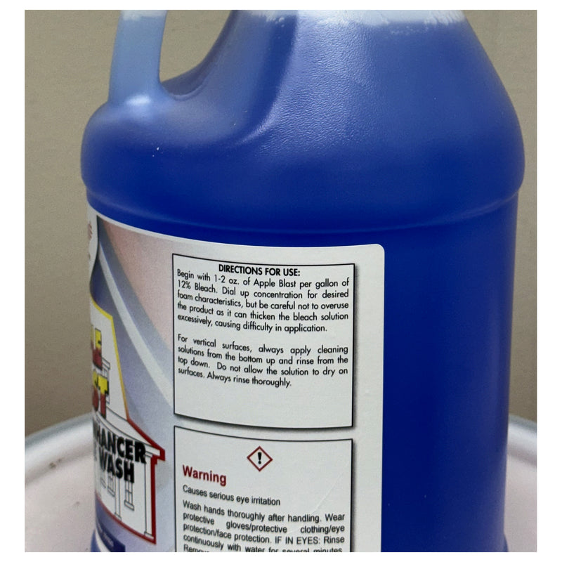 Apple Blast warning and safety label