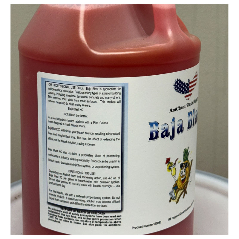 Baja Blast directions label