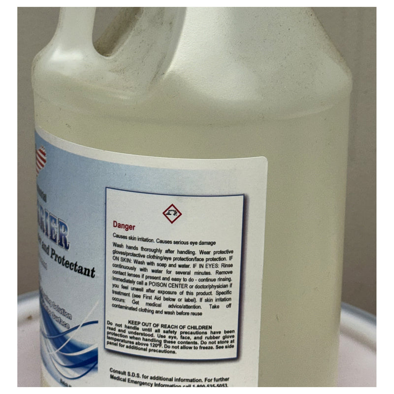 Bio Bomber warning and safety label