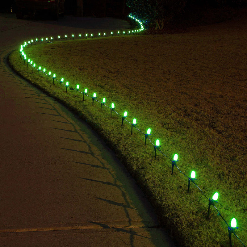 C9 Green Kringle Traditions LED Bulbs