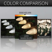 C9 Warm White OptiCore LED Bulbs, 5-Pack