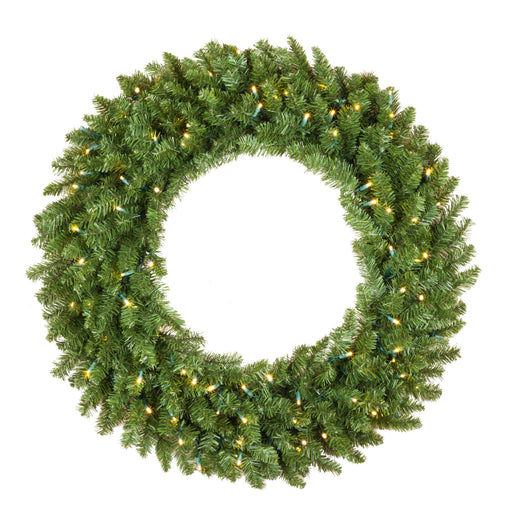 Douglas Fir Prelit LED Wreath, Warm White Lights