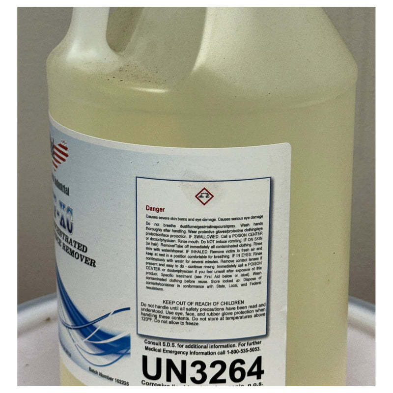 EFF-XC warning and safety label