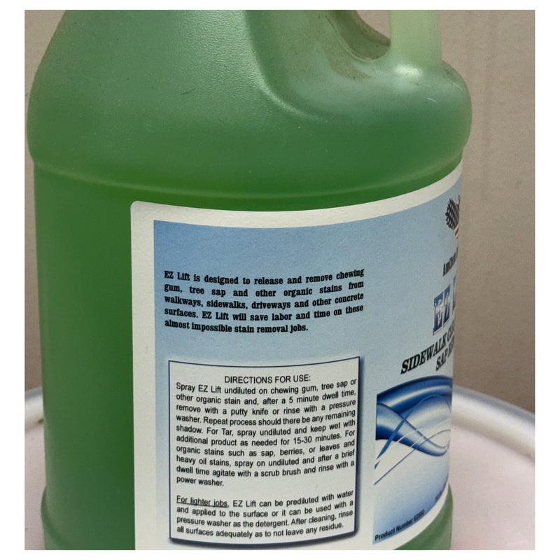EZ LIFT directions label