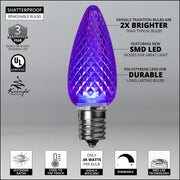C9 Purple Kringle Traditions LED Bulbs