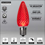 C9 Red Kringle Traditions LED Bulbs