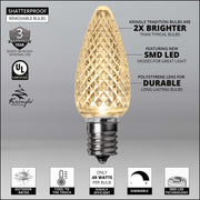 C9 Warm White Kringle Traditions LED Bulbs
