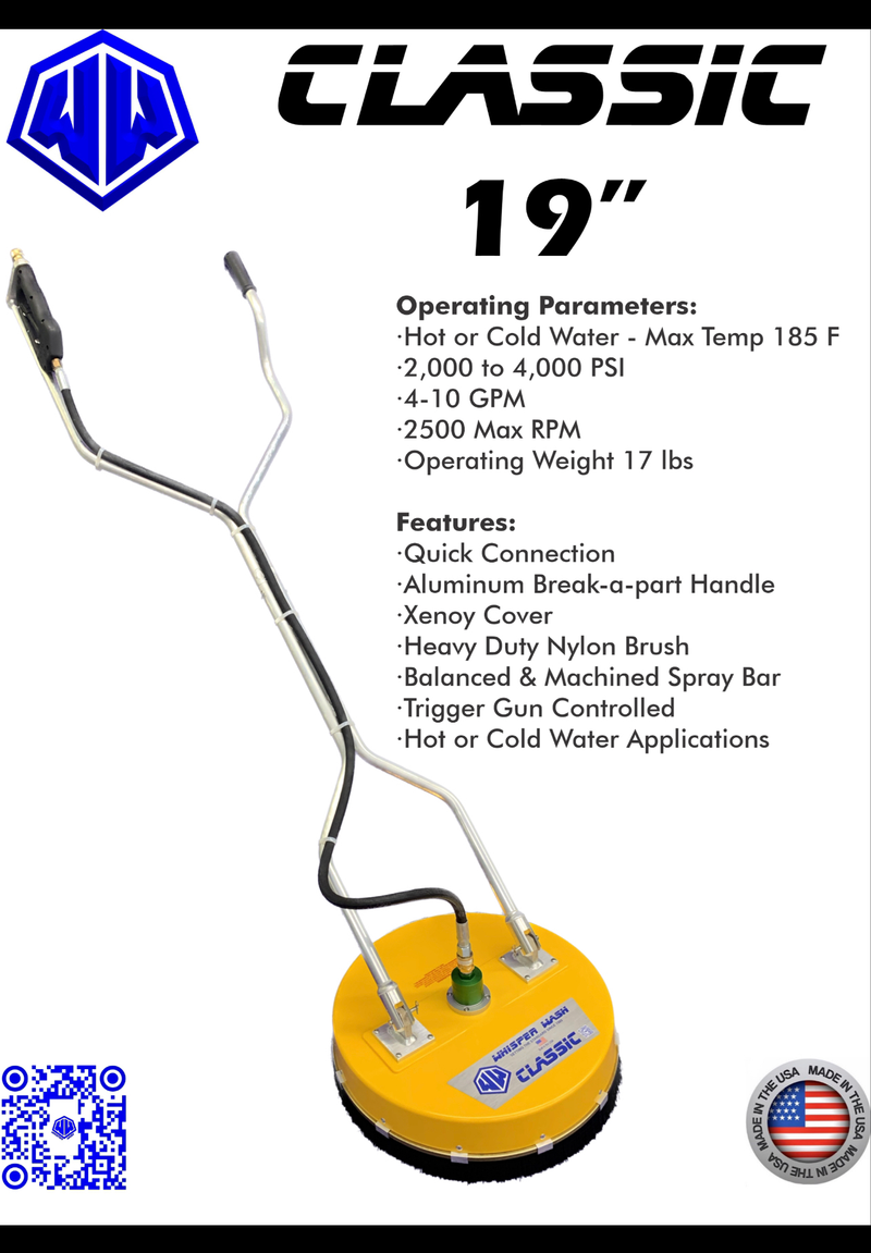 Whisper Wash Classic Surface Cleaner WW2000