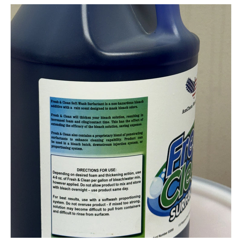 Fresh & Clean directions label