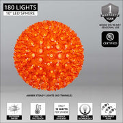 Amber 5mm LED Starlight Sphere, Lights