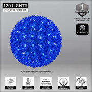Blue 5mm LED Starlight Sphere, Lights