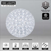 Cool White 5mm LED Starlight Sphere, Lights