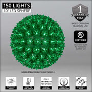 Green T5 LED Starlight Sphere, Lights