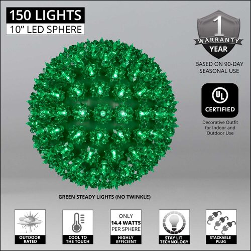 Green T5 LED Starlight Sphere, Lights